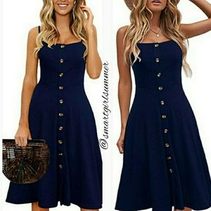 🆕⭐ Navy blue casual dress⭐